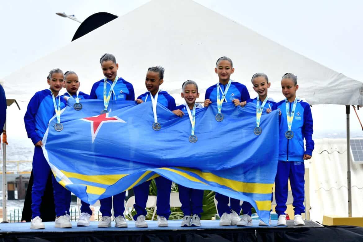 Artistic Swimming Aruba a sera e capitulo di CARIFTA 2023 triunfante