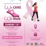 We Care We Walk 5K Fun Walk for Breast Cancer Awareness